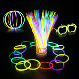 100pcs Multi Color Ritium Glow Sticks Dark Party Lights Bracelets Glow Sticks Wedding Decorations