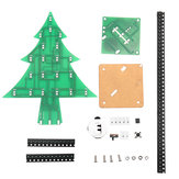 DIY LED Flash Kit Colorful Light Patch Stereo Christmas Tree with Music Electronic Learning Kit
