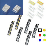 10 pcs Perles de lampe LED SMD SMT colorées 1210/3528 pour bandes lumineuses