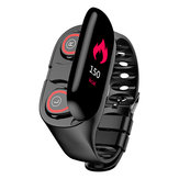 Bakeey M1 Słuchawki Zegarek Tętno Monitor ciśnienia krwi Wiadomość Przypomnienie Inteligentny zegarek