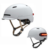 Capacete de bicicleta inteligente Smart4U Upgraded SH50 com sensor de luz e aviso de frenagem LED respirável para Flido D4S