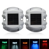 2pcs LED Solar Pathway Driveway Lights Dock Path Step Road Safety Lamps 