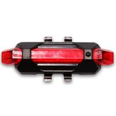 USB Перезаряжаемая задняя фонарик велосипеда LED Световой сигнал безопасности