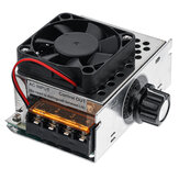 AC220V 4000W SCR Elektromos Feszültségszabályozó Dimmer Hőmérséklet Motor Sebesség Szabályzó Ventillátorral