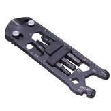Multifunctional Tools Outdoor EDC Tools Screwdriver Slotted Phillips Hex Wrench Spanner Scale