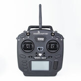 Sistema de radio proporcional digital compatible con OpenTX de RadioMaster TX12 de 16 canales para drones RC