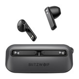 БлицВулф® BW-FPE1 TWS беспроводное наушники Bluetooth 1,7 см Ультратонкие портативные наушники 13 мм большой драйвер HiFi Стерео ENC HD Mic Half in Ear Наушники