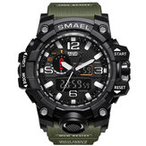 SMAEL 1545 Ψηφιακή ζώνη ρολογιού Διπλή οθόνη Αδιάβροχο Sport Analog Quartz Watch