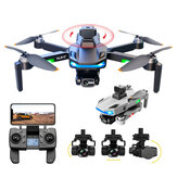 YLR/C S135 GPS 5G WiFi FPV with 8K HD ESC Dual Camera 3-Axis EIS Gimbal 360° Obstacle Avoidance Brushless Foldable RC Drone Quadcopter RTF