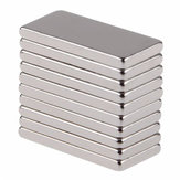 10pcs N50 20x10x2mm Neodym-Blockmagnet in ovaler Form Superstarke Magnete aus seltenen Erden