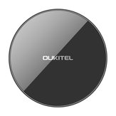 Oukitel S1 10W Ultra mince Double bobine Qi chargeur sans fil chargeur de charge rapide pour iphone X 8 / 8Plus Samsung S8 