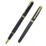 Πένα στιλό Luoshi 923 Κλασικός Σχεδιασμός Μαύρος με Χρυσή Τσίμπιδα Πολυτελής Επαγγελματική Πένα Δώρο