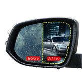 2 Stück Auto-Rückspiegel-Schutzfolie mit Nano-Beschichtung, regenabweisend und blendfrei, 175x200mm