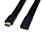 Type-C USB3.1 Verlängerungskabel USB3.1 Gen2 Stecker auf Buchse Datenkabel 10 Gbps 0,2m Stecker