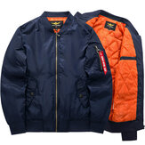 ASSTSERIES Plus Size XS-6XL Bomber Jacket Thick Warm Fashion Casual Sport Flight Jacket for Men