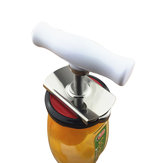 Abridor de latas universal antiderrapante em aço inoxidável para cozinha