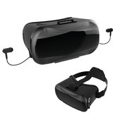 VR V5-2 Virtual Reality 3D Glazen Headset Met Hoofdtelefoon Stereo / Mic voor Mobiele Telefoon