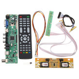 V56 Universal TV LCD Controlador PC / VGA / HDMI / USB Interfaz + 4 Lámpara Inversor + 30pin 2ch-8bit Lvds Cable