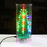 DIY Kleurrijke Kerstboom LED Waterlamp Knipperende Boom Productie Elektronische Trainingskit