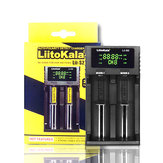 Carregador de bateria LiitoKala LII-S2 LCD 3.7V 18650 18350 18500 16340 21700 20700B 20700 14500 26650 1.2V AA AAA inteligente
