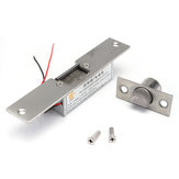 قفل صدمات كهربائية بجهد 12 فولت فشل آمن NC أنود للتحكم في الوصول إلى الباب الخشبي المعدني