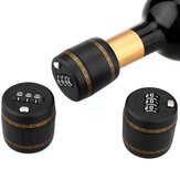 KC-SP160 Creative Wine Whisky Bottle Top Bouchon de vin rouge avec mot de passe NOIR