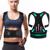 oporte de espalda y hombros con corrector de postura ajustable CHARMINER® para entrenamiento de fitness