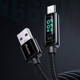 MCDODO USB To Type-C/Micro USB & USB-C To USB-C 5A Cable Fast Charging Data Transmission Digital Display LED Data Cord 1.2m long For Samsung Galaxy S21 Note S20 ultra Huawei Mate40 P50 OnePlus 9 Pro For iPad Pro 2020 MacBook Air 2020 Mi 10 Huawei P40