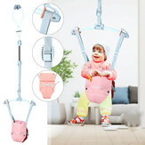 Pula-pula de porta para bebês, assento balanço para porta, saltador ajustável para bebês, brinquedo exercitador