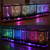 Geekcreit® DIY Imitate Glow Clock Kit Full Color RGB Glow Tube Clock LED Music Spectrum Kit