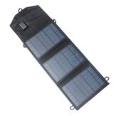 Panel solar portátil plegable de carga de 10,5 W y 5 V con cargador solar USB Power Bank