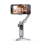 Aochuan Smart X Pro 3-άξονας αναδιπλούμενος ζυγός χειρός με τροχό εστίασης, ασύρματη φόρτιση με OLED οθόνη με φωτισμό για έξυπνο τηλέφωνο, κάμερα δράσης, βίντεο Vlog και φωτογραφία