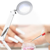 8X Verlicht Vergrootglas USB 3 Kleuren LED Tafellamp/Huidverzorgings Beauty Tool