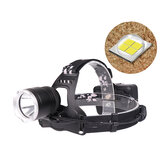 XANES® 1800LM XHP50 Lampe frontale LED avec batterie 18650, interface USB et 3 modes étanche pour le camping, la randonnée et le cyclisme.