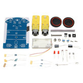 DIY Kit für Intelligentes Kleines Tracking-Auto D2-1 mit Dualen TT-Motoren
