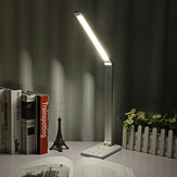 مصباح طاولة مكتب USB قابل للشحن بمؤشر LED بشاحن هاتف لاسلكي QI للقراءة في المنزل