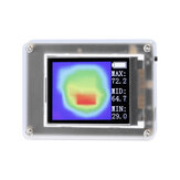 AMG8833 Tragbarer 8*8 0~80℃ Infrarot-Wärmebildkamera mit 1,8-Zoll-TFT-Bildschirm Infrarot-Temperatursensor Temperaturtestwerkzeug