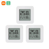 3PCS XIAOMI Mijia BTBluetooth温度計2ワイヤレススマート電気デジタル湿度計温度計MijiaAPPで動作