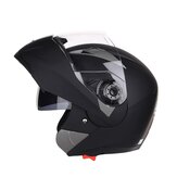 JIEKAI JK105 Motorradhelm Flip Up Unveiled Headpiece mit Doppellinse für Elektrofahrräder für Männer Anti-Fog für alle Jahreszeiten
