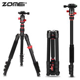 Zomei M5 旅行カメラ三脚 軽量アルミ三脚 コンパクトで持ち運びに便利なスタンド 360°ボールヘッドとキャリーバッグケース付き
