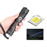 XANES® 1287 XHP50 LED 5 Modi USB-wiederaufladbarer Teleskop-Zoom LED Taschenlampe 18650/26650