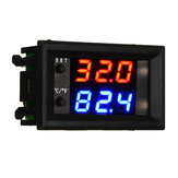 W2809 W1209WK Controlador de temperatura digital LED DC12V Módulo de sensor de temperatura inteligente Placa de controle com sensor NTC à prova d'água