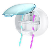 Bakeey UV Zahnbürsten-Desinfektionsmittel Wandmontierter Zahnbürstenhalter Sterilisator Elektrischer Zahnbürstenreiniger Aufbewahrungskoffer für Badezimmerutensilien