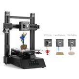 Creality 3D® CP-01 3-en-1 DIY 3D Printer Modular Machine Kit 200*200*200 Taille d'impression Support Gravure Laser/Découpe CNC