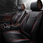 6D Full Surround черный и красный передний + задний искусственная кожа Авто Набор чехлов на сиденья для 5 сидений Авто
