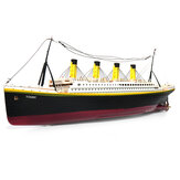 NQD 757 1/325 2.4G 80cm Simulatie Titanic RC-boot Elektrisch Scheepsmodel met Verlichting RTR-speelgoed