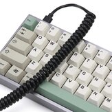 KBDfans Spiral Telephone Line Mechanical Keyboard Data Cable USB Type-C Interface