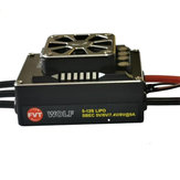 WOLF 200A PRO Aluminum Alloy Fully Waterproof Brushless ESC for 1/5 1/8 RC Car Models 
