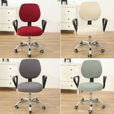 Çoklu Renkli Döner Bilgisayar Esnek Sandalye Kılıfları Kolçak Arkası Koltuk Dekoru Ofis Dönen Set