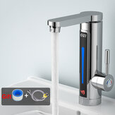 3300W Electric Hot Water Heater Faucet LED Ambient Light Temperature Display Instant Heating Tap Faucet